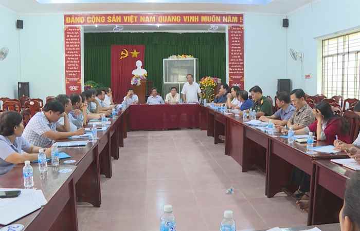Kế Sách: Thẩm tra kết quả xây dựng Nông thôn mới nâng cao xã Ba Trinh
